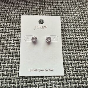 Cubic zirconia stud earrings | J Crew